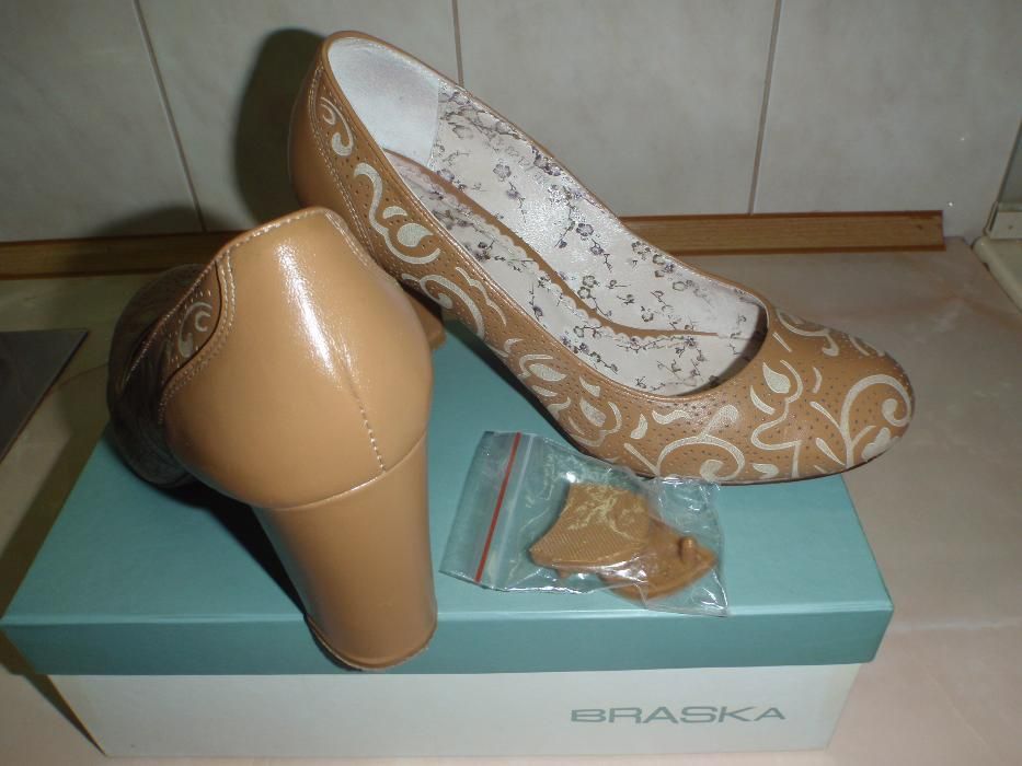 туфлі шкіряні, стильні,фірма Браска р38 ціна 580