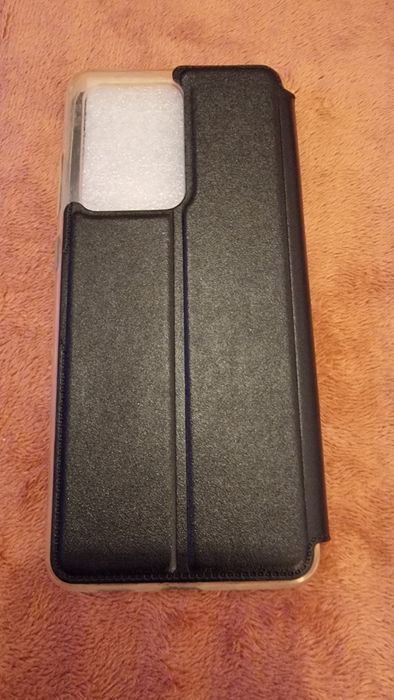 Capa "flip cover" preta, para o Samsung S20 ultra