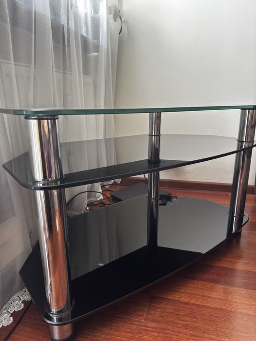 Stolik pod TV stolik RTV skło hartowane
