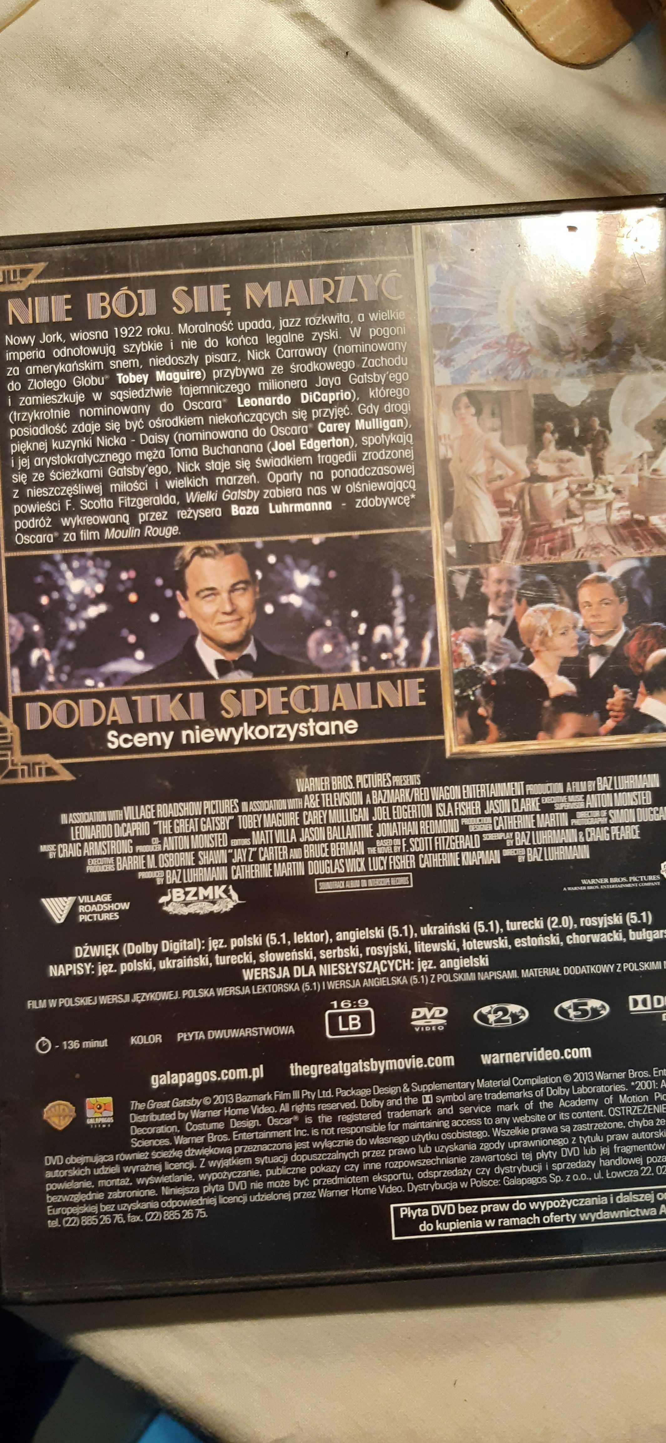 dvd gatsby leonardo di caprio