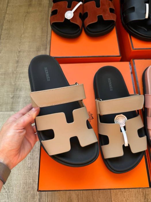 Розпродаж !!Тапки ерме , шльопки hermes , сланці , шлёпки