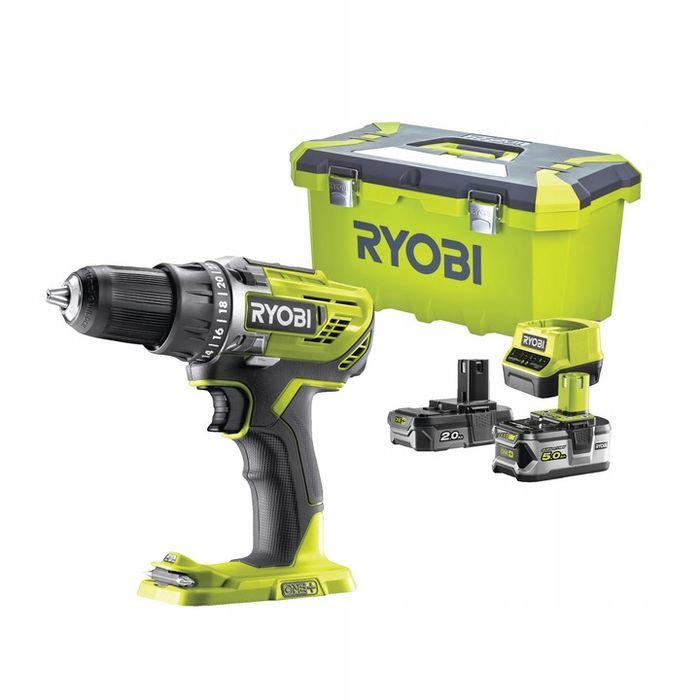 Wiertarko-Wkrętarka R18Dd3-252T 1*2Ah 1*5.0Ah One+ Ryobi