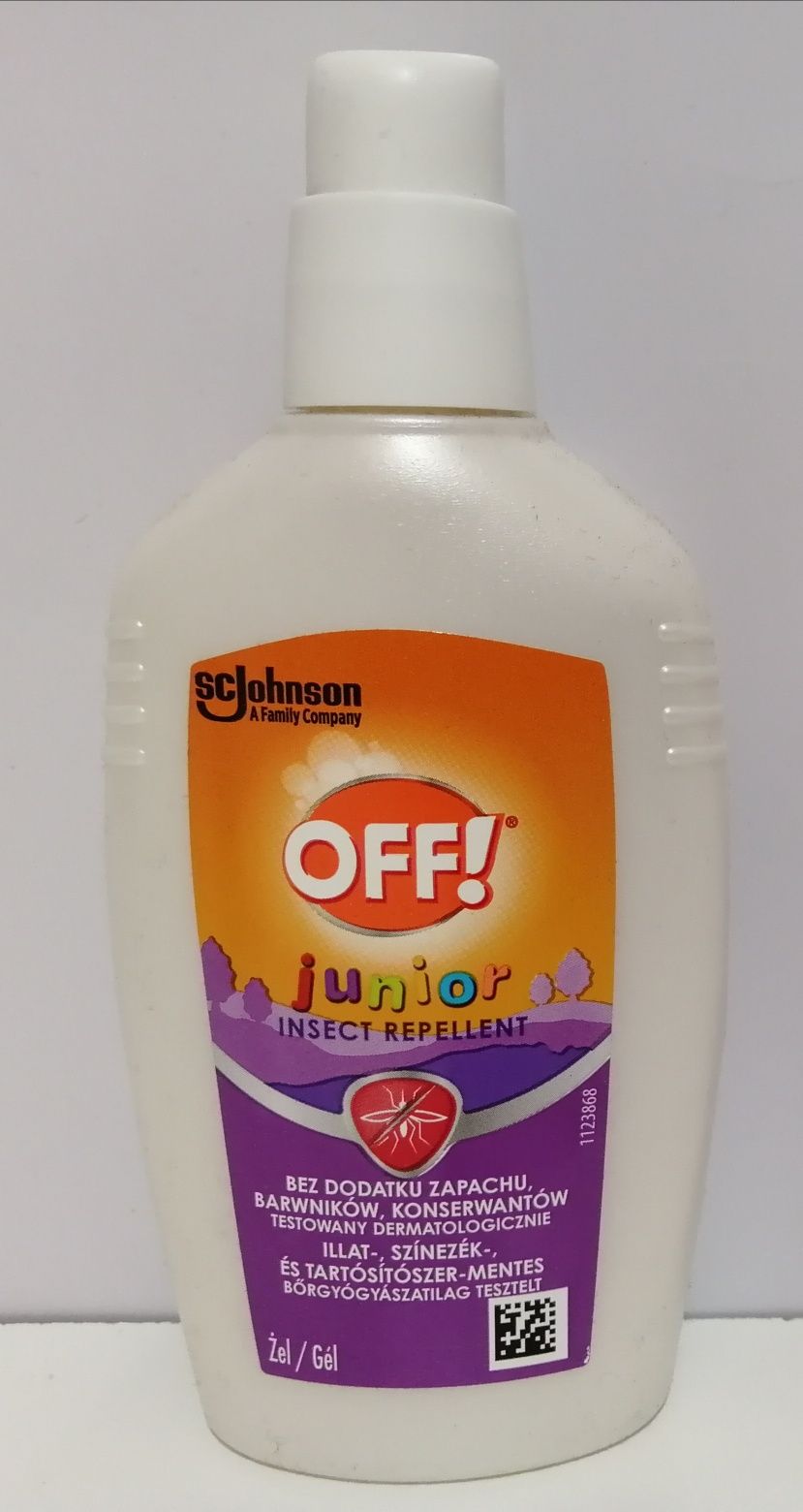 OFF! JUNIOR Żel dla dzieci przeciw komarom 100 ml.