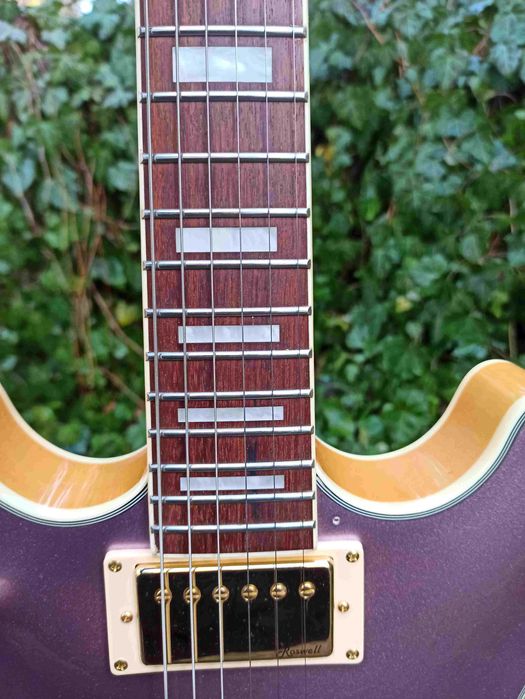Gitara elektryczna Hollow Body HB-35Plus Metallic Plum