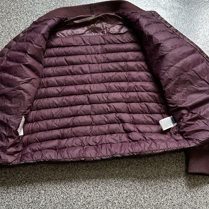 Оригинальный микропуховик Ralph Lauren Burgundy бомбер бордовый M