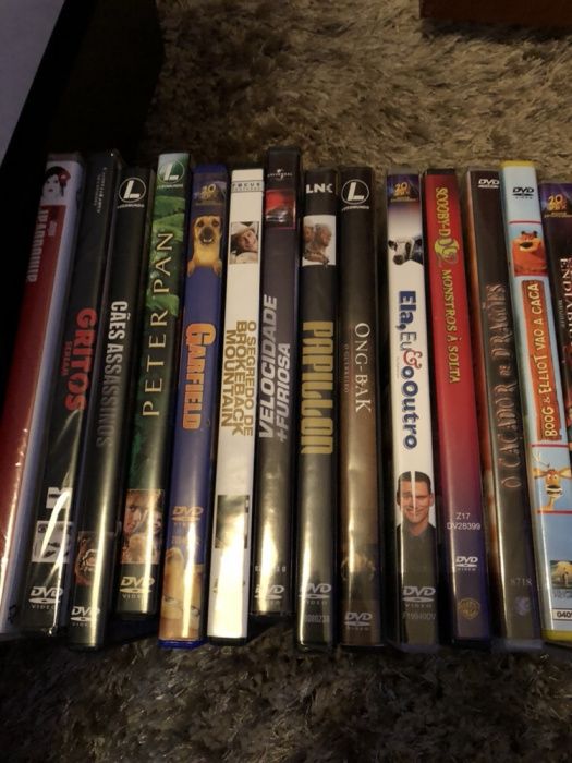 Coleção de dvds filmes