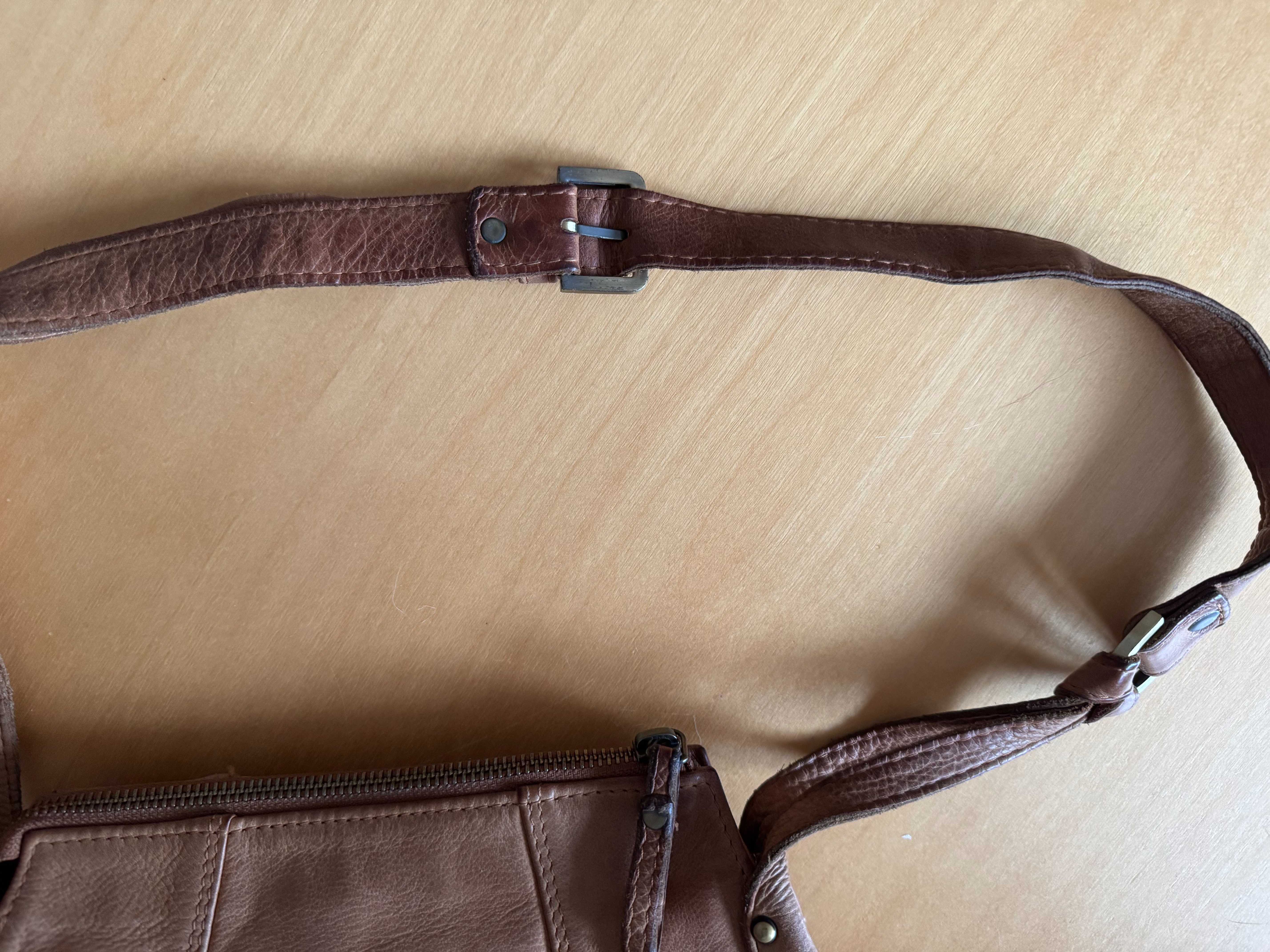 Torebka ADAX vintage skóra wielbłąda