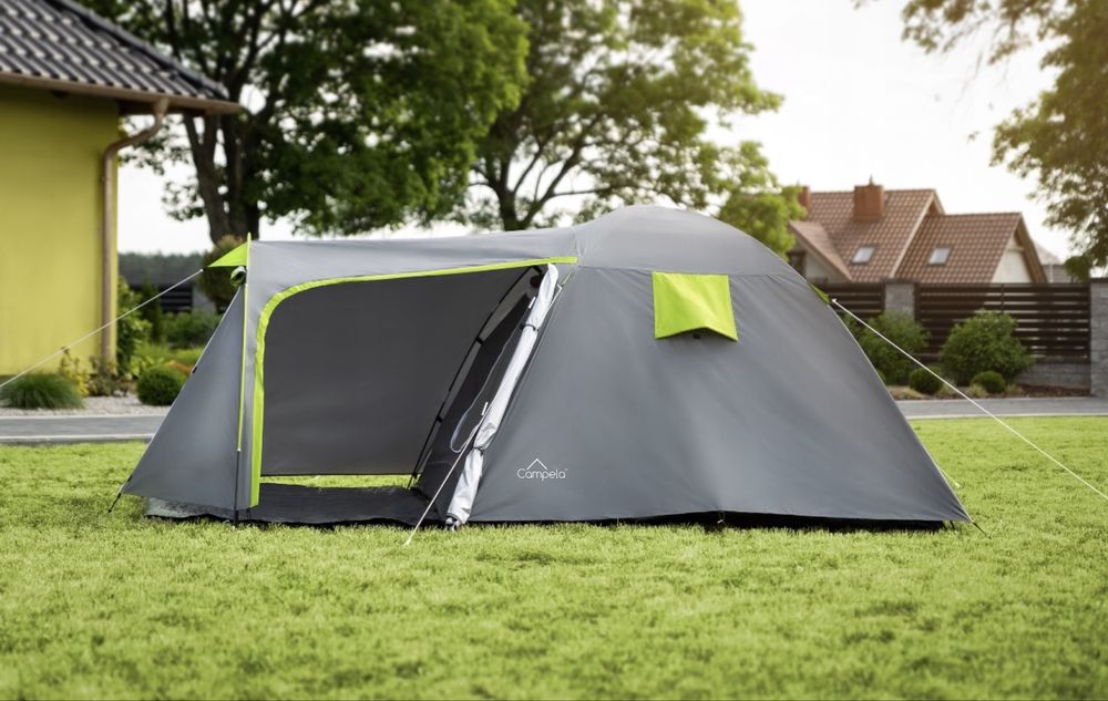 Namiot turystyczny 4 osobowy rodzinny kempingowy iglo wodoodporny