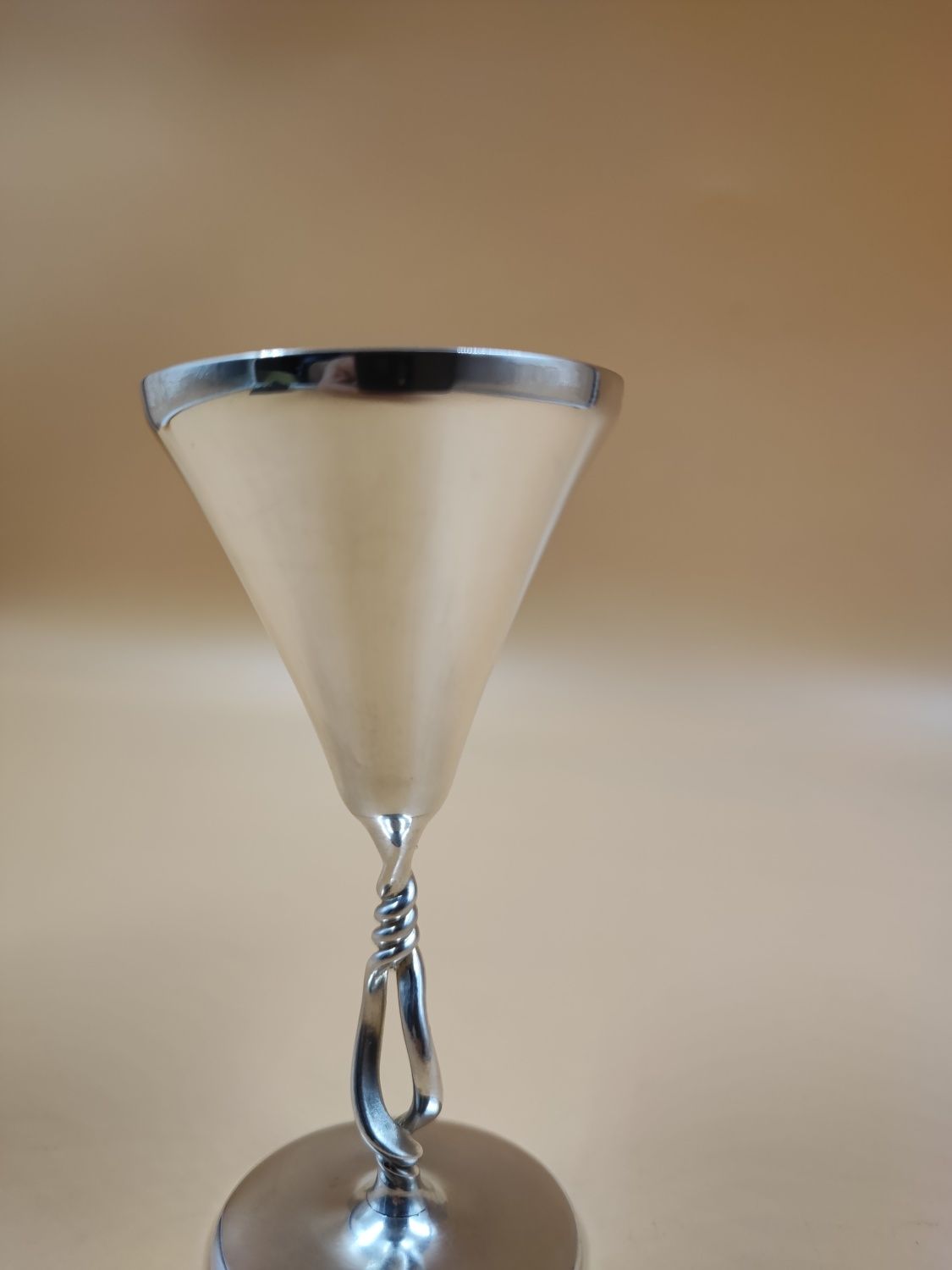 Рюмка серебро в форме martini glass 50 мл