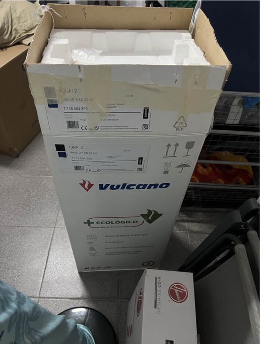 Esquentador Vulcano Click 2 WRD10-4 KB 23 VU 10 litros gás natural