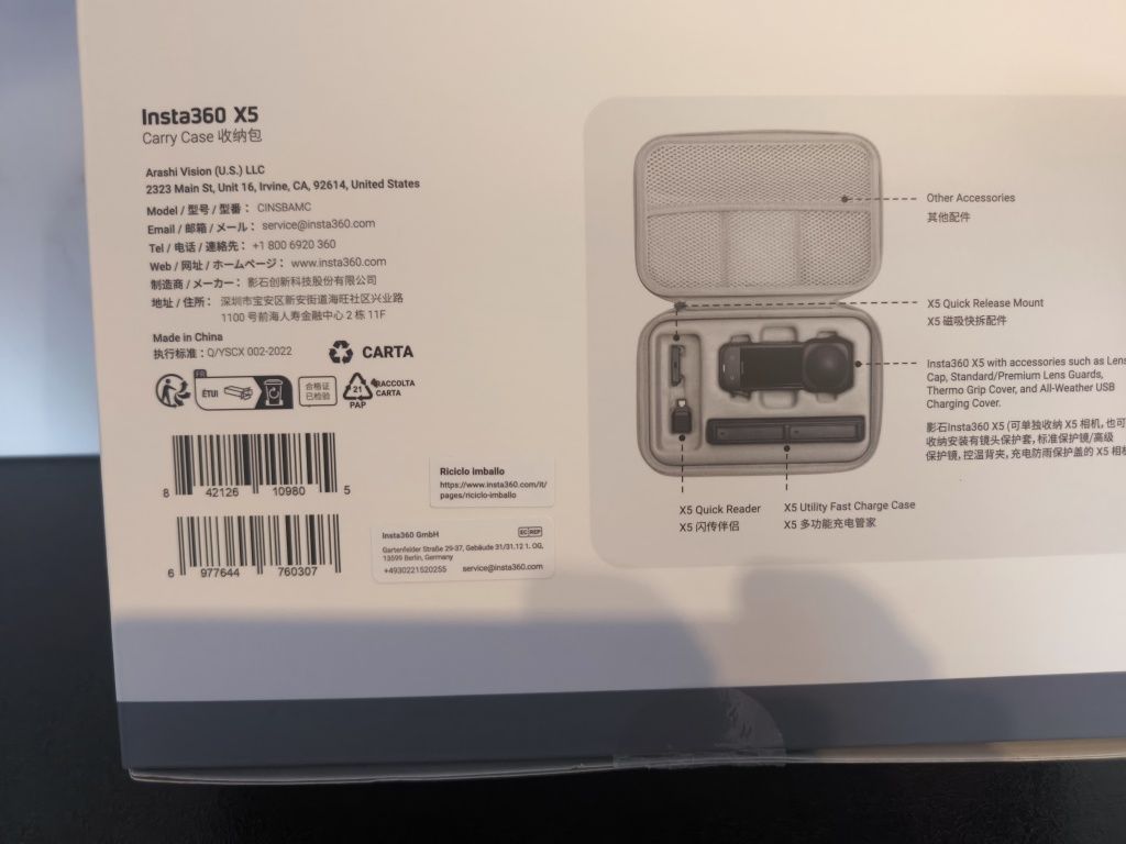 Insta360 Carry Case X5 X4
