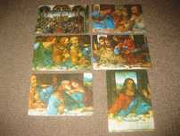 6 Calendários de "Representações Religiosas" Colecção Completa!