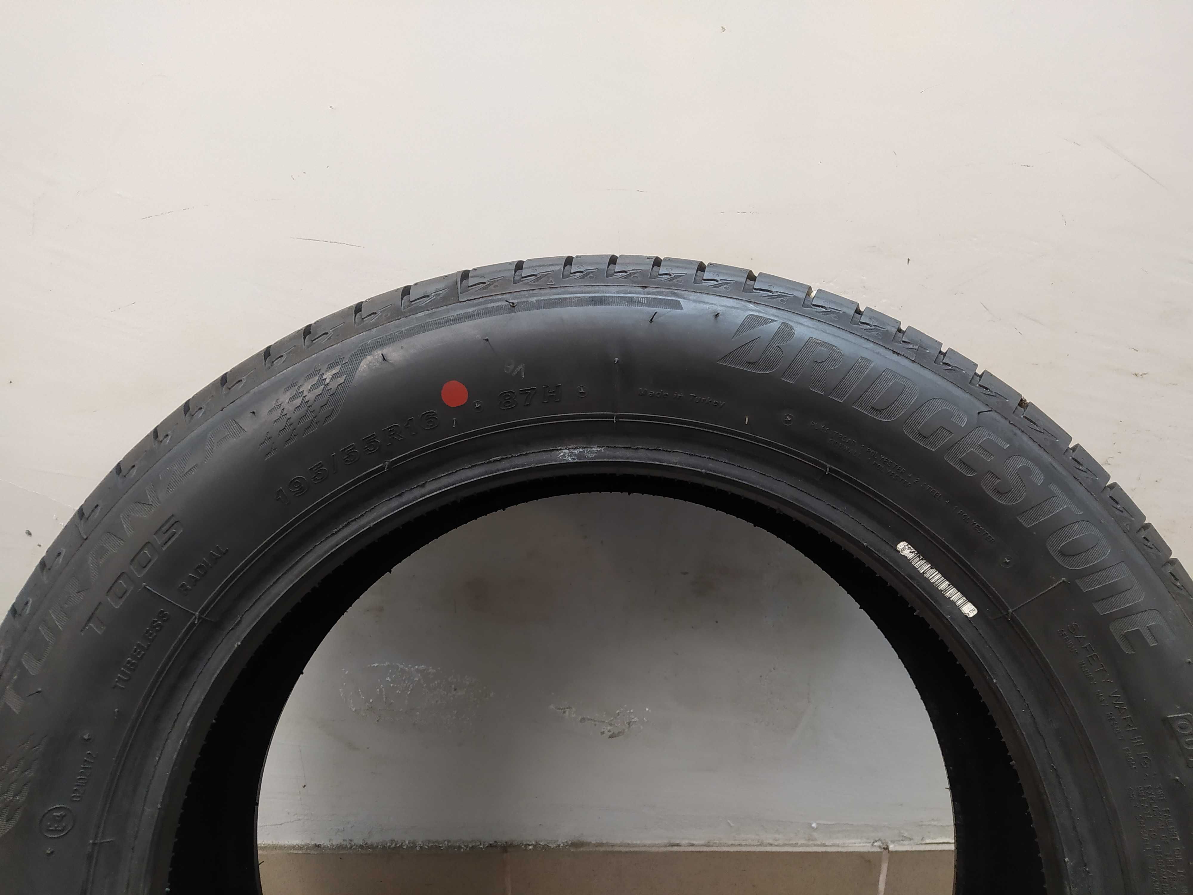 4x195/55R16 Bridgestone Turanza T005, NOWE, 2023 rok, 87H