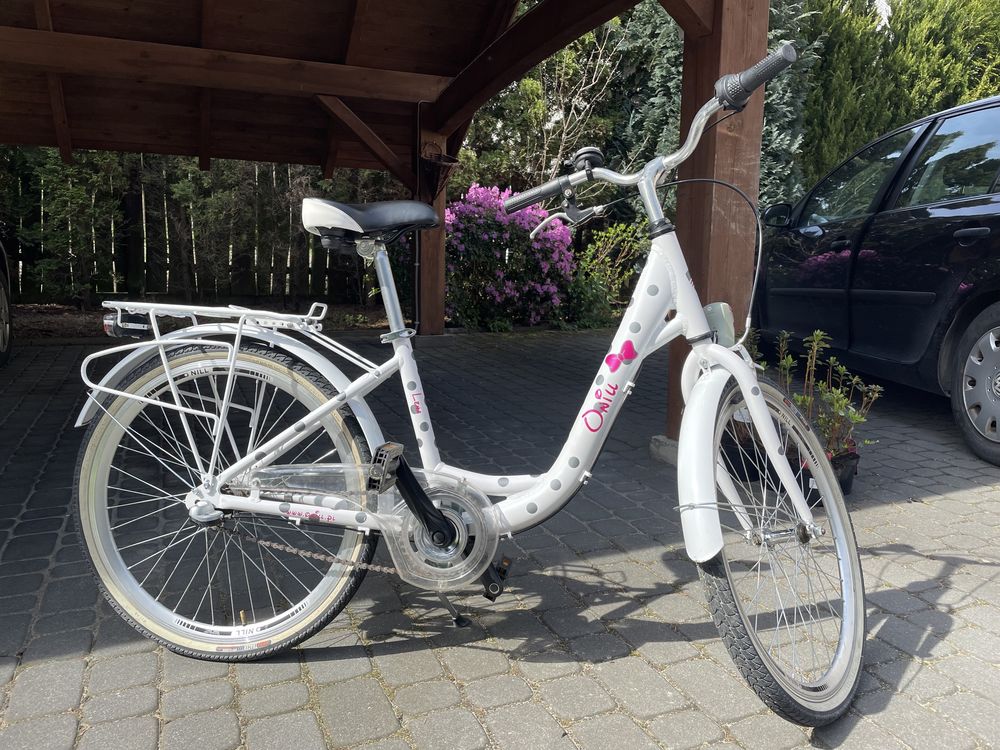 Biały rower dla dziewczynki 24” ONILL