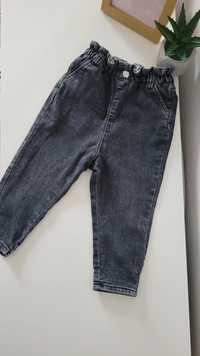 Фірмові джинси- Mom H&M(на хб підкладці) 12-18 міс.