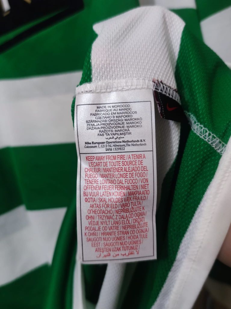 koszulka męska sportowa piłkarska Jersey Celtic XL K classic Nike prem