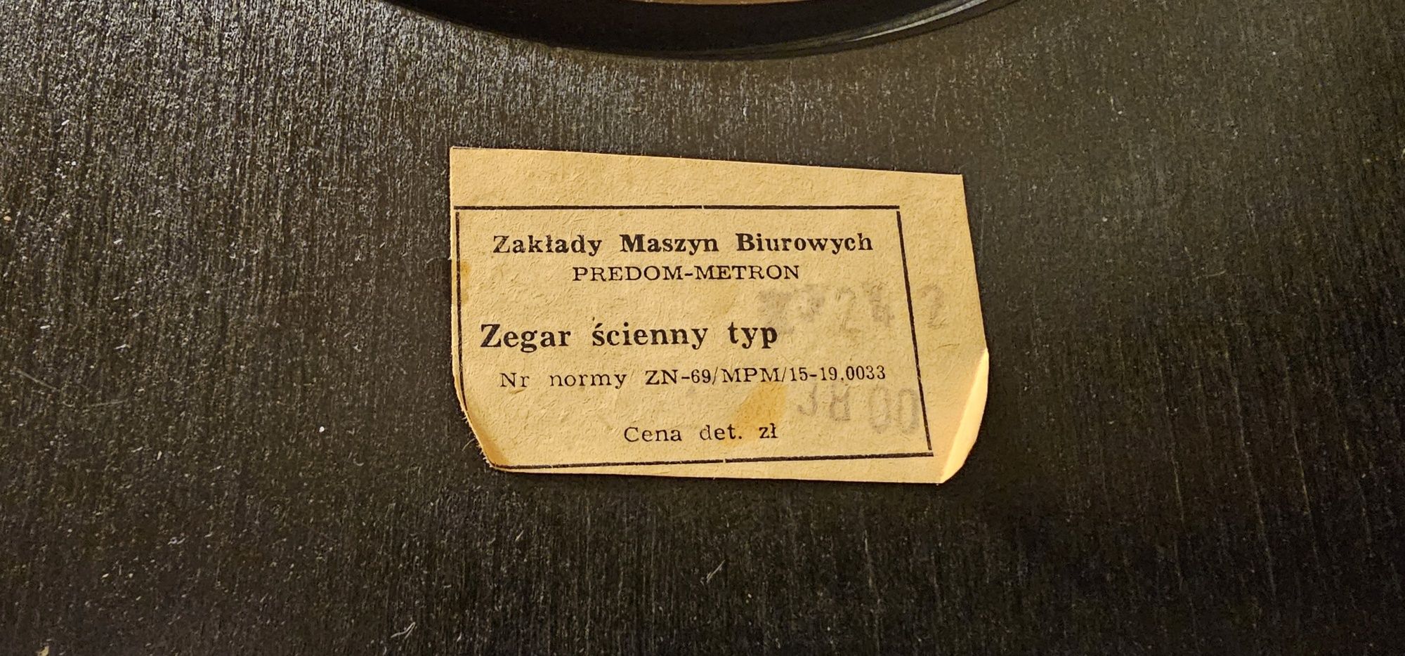 Zegar PREDOM - METRON zegar sprawny
