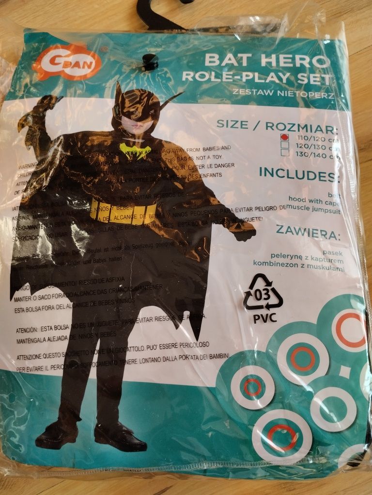Strój karnawałowy Batman