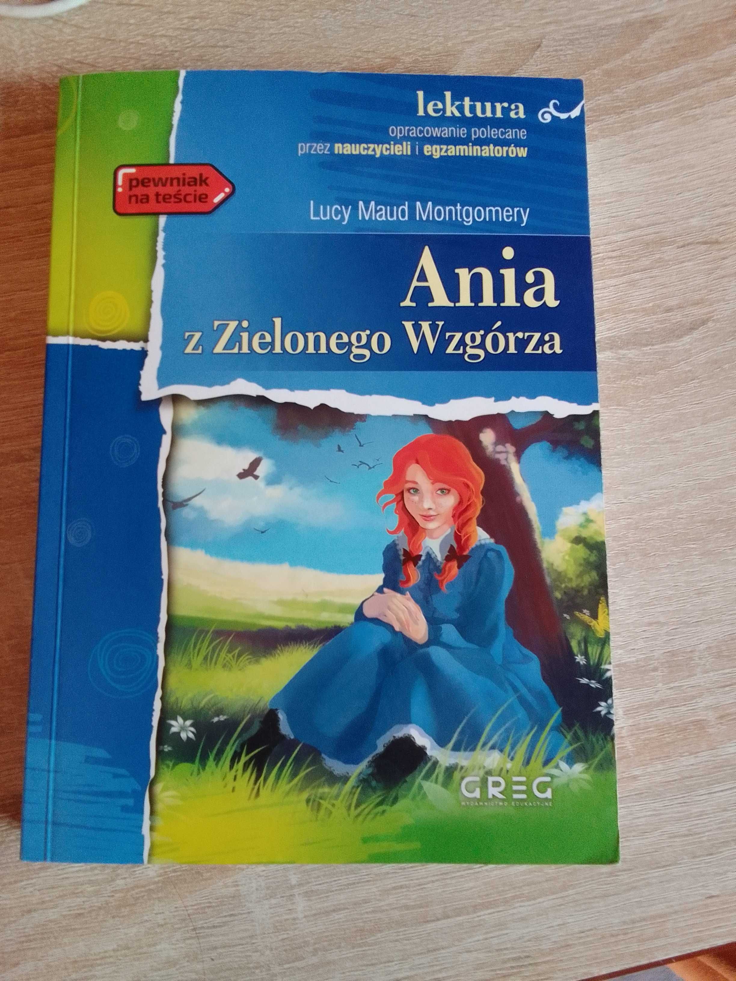 Ania z Zielonego Wzgórza lektura