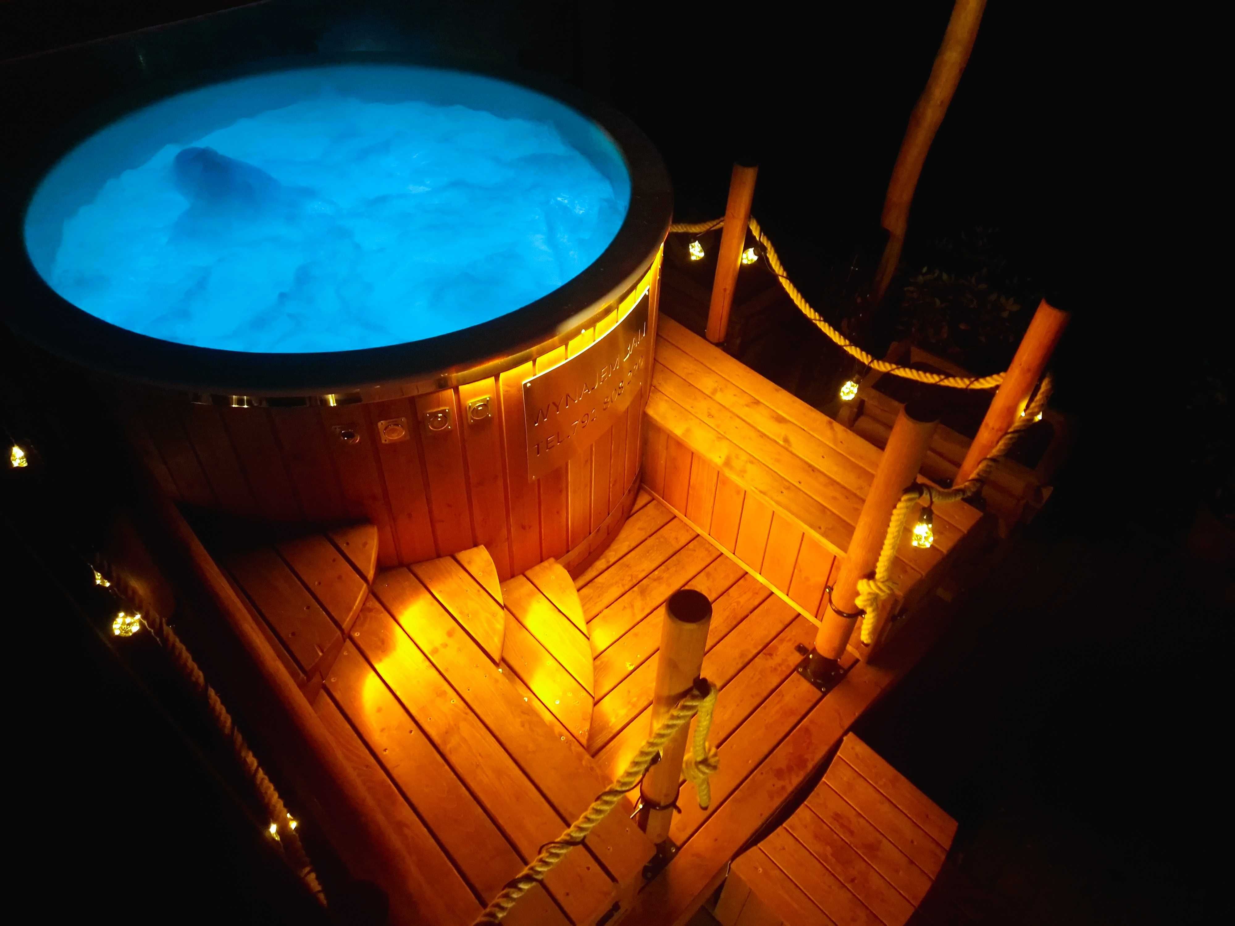 Mobilna bania, jacuzzi, balia do wynajęcia XXL 10 OSÓB HYD AERO Mazury