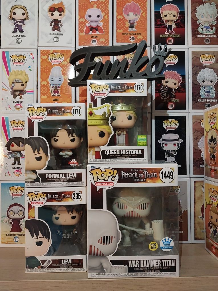 Funko Pops Attack on Titan