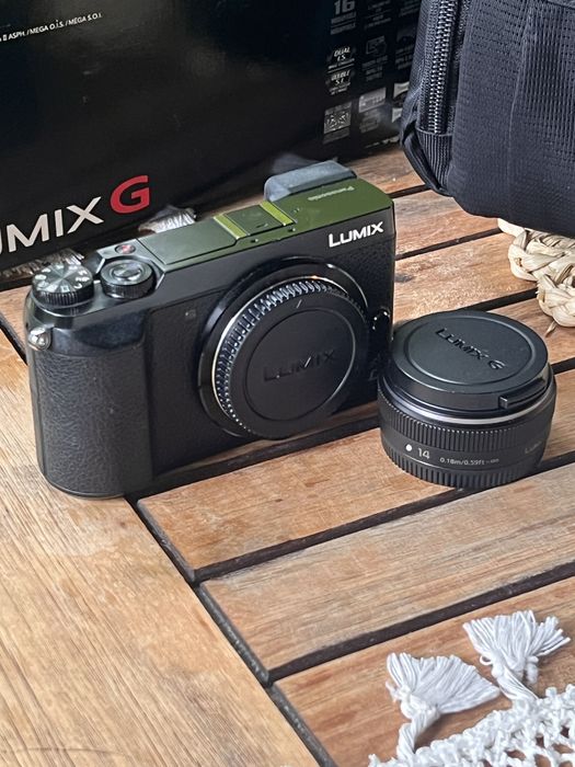 OKAZJA!! Lumix GX80 + Lumix 14mm 2.5 + torba