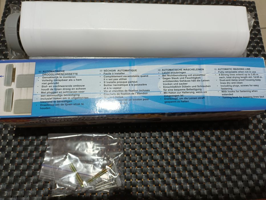 Suszarka automatyczna na pranie zwijana
