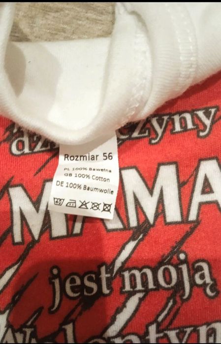 Ubranko "Sorry dziewczyny mama jest moja Walentynka"