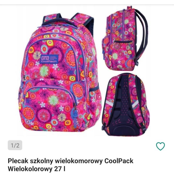 Plecak szkolny- firmy Coolpack