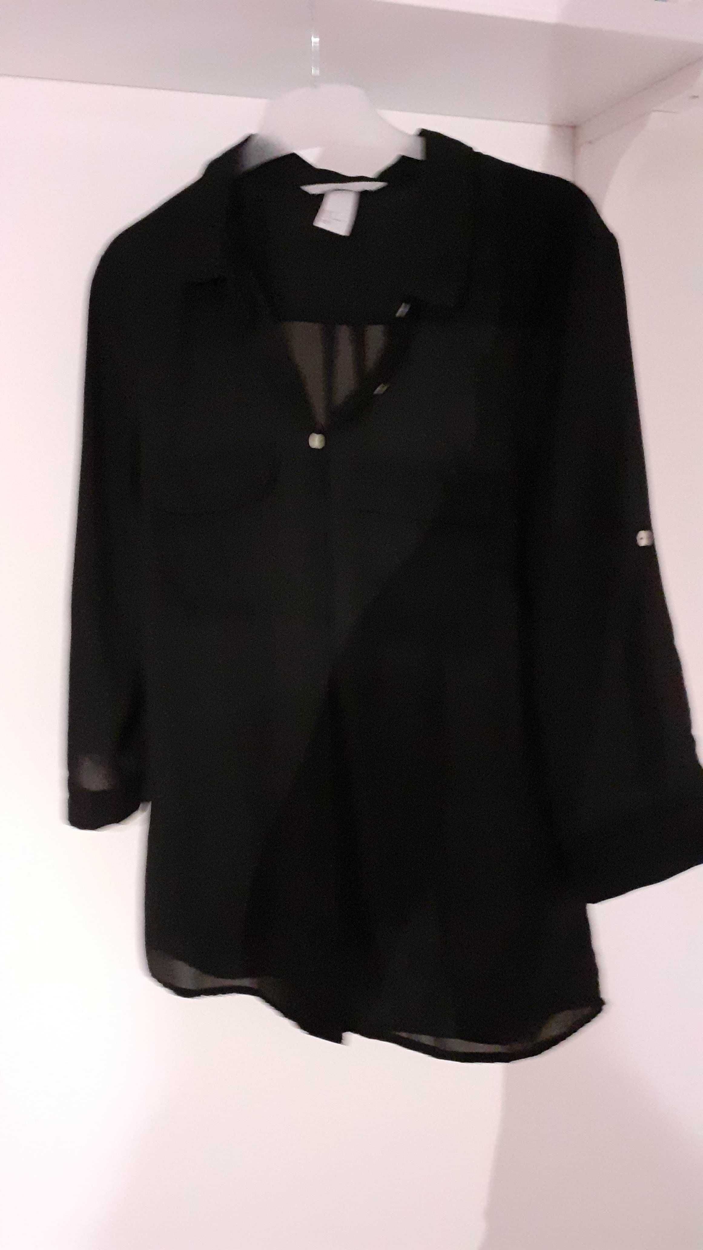 2× koszula h&m przewiewna jeansowa+1 koszula gratis