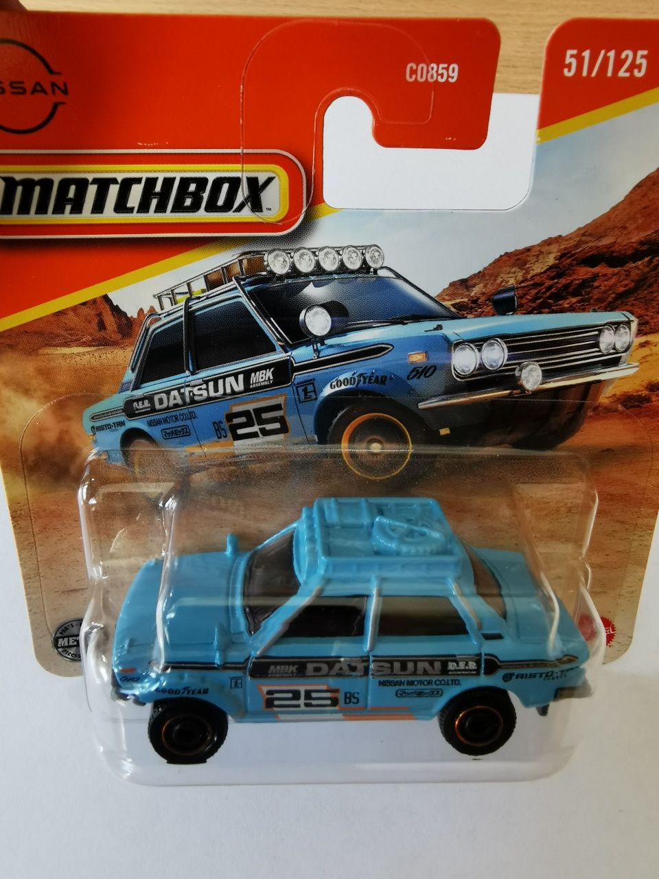'70 DATSUN 510 RALLY Matchbox