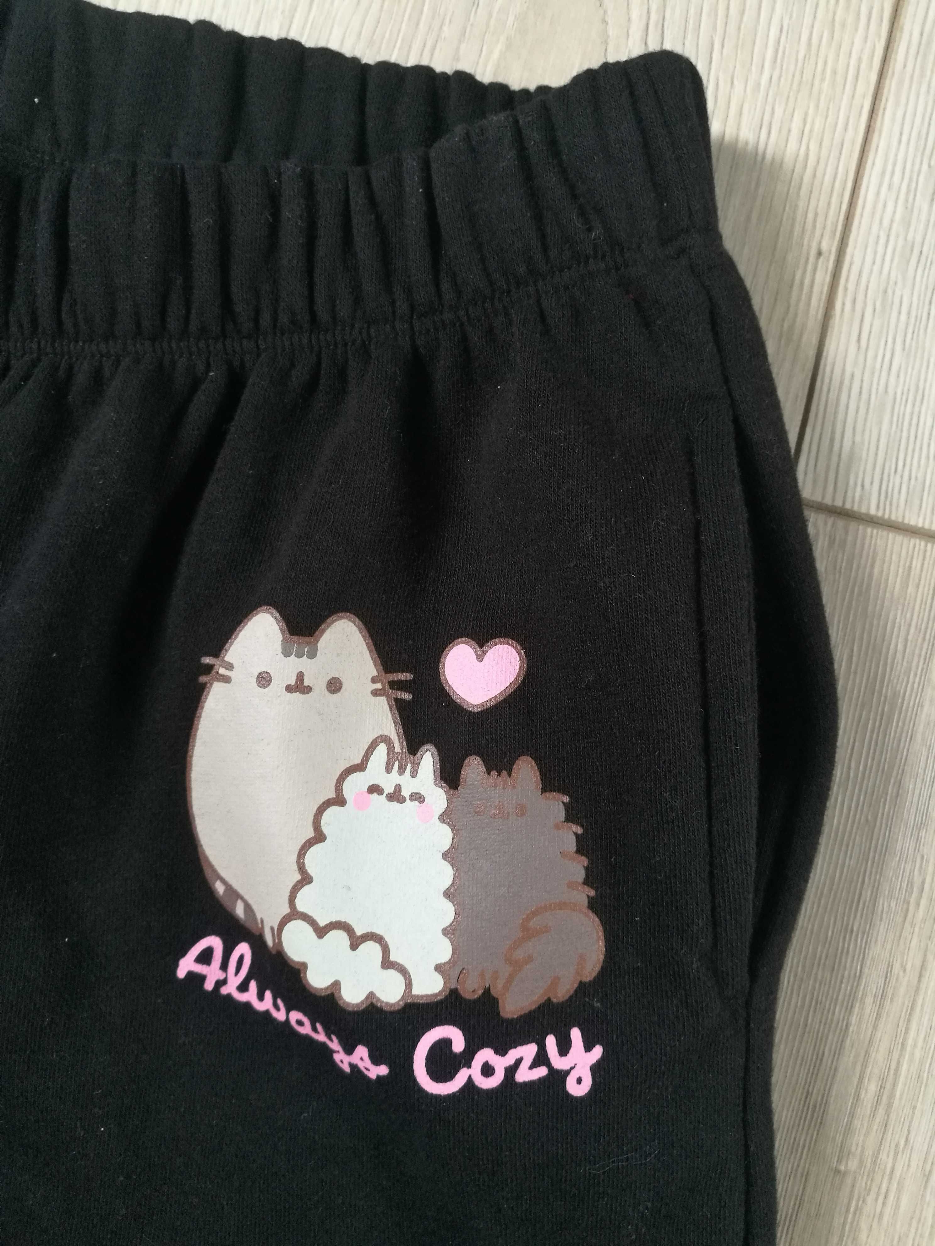 Nowe spodnie dresowe jogger PUSHEEN dziewczynka 158/164