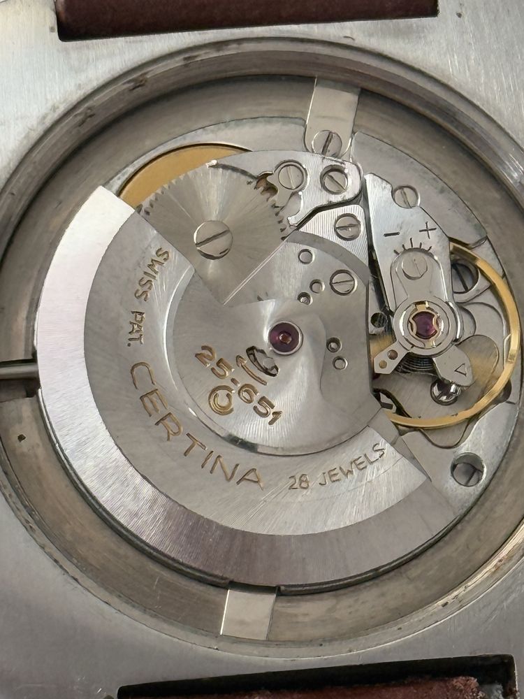 Zegarek męski Certina Automatic Blue Ribbon 28 jewels,wielki 40/44mm