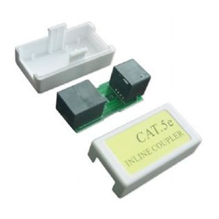 Gembird łącznik sieciowy RJ-45 żeński Cat 5e, biały