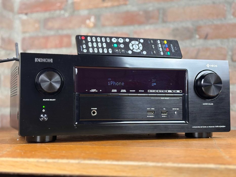 Denon AVR X2400H amplituner 7.2 Dolby Atmos Heos 4K HDR