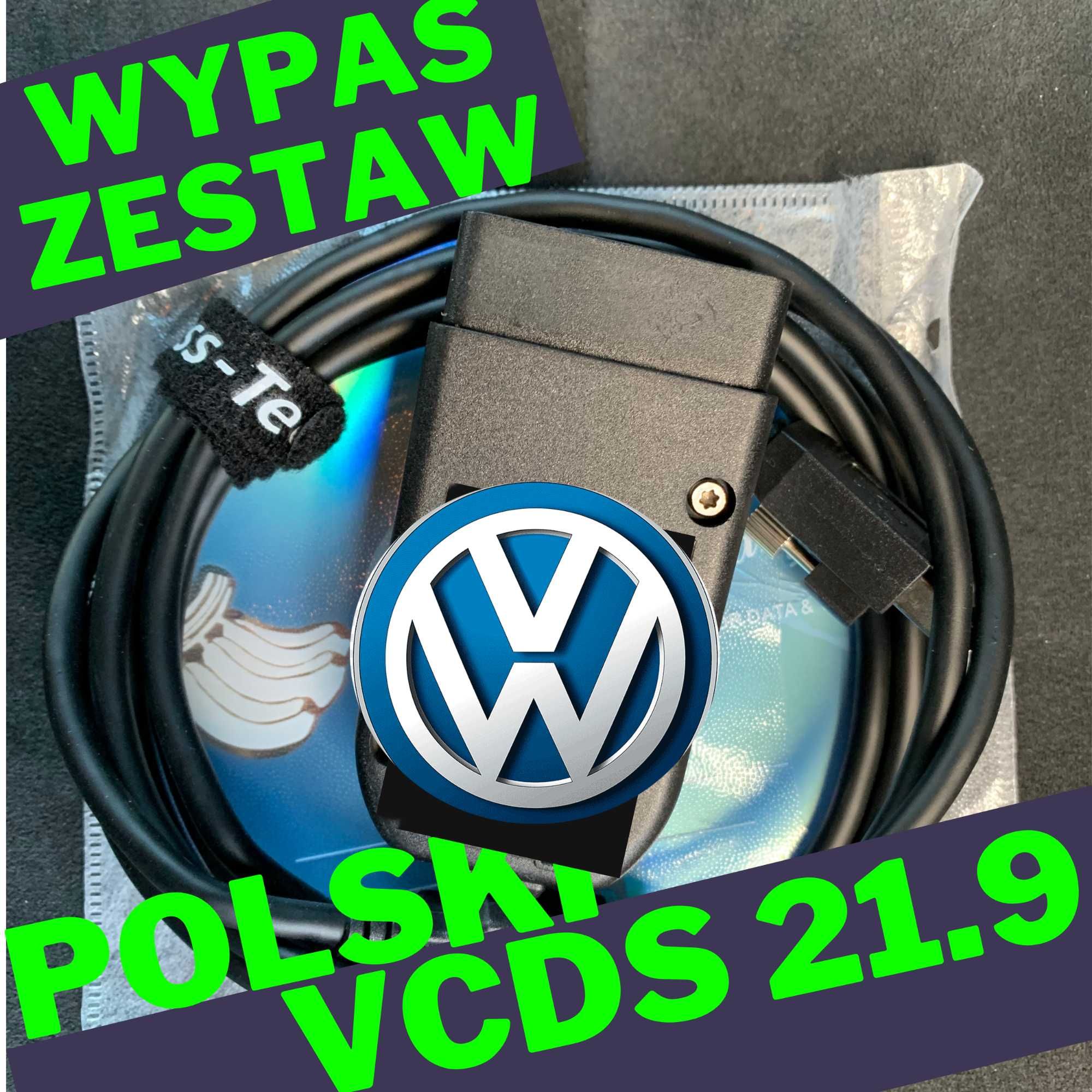 FULL WYPAS VCDS 21.9.6 PL Interfejs diagnostyczny VW Audi Skoda Seat