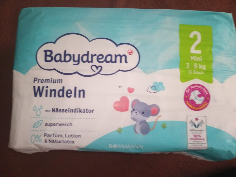 Pieluszki jednorazowe Babydream 2 (3-6 kg)