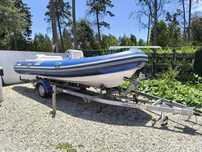 Barco Semi-rigido CARIBE 610 johnson evinrude BJ, 90cv hypalon