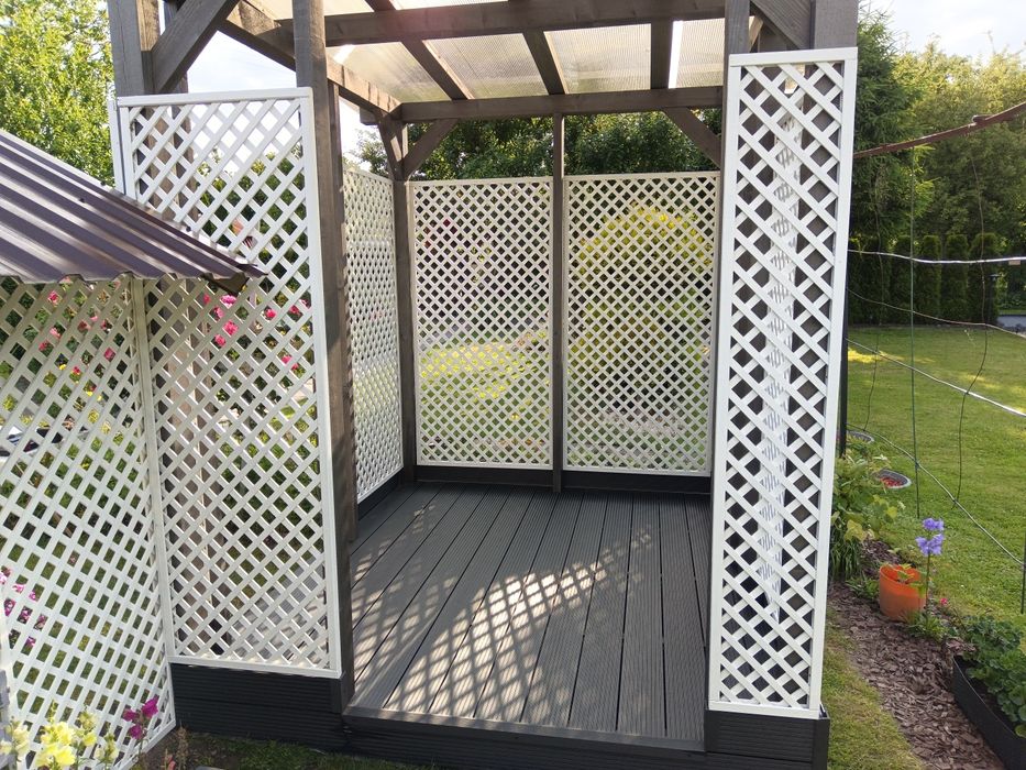 Meble ogrodowe drewniane nowoczesne na zamówienie każdy wymiar