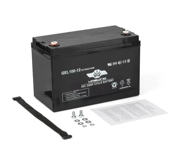 Гелевий акумулятор Haswing (2 шт.) 100 Ah 12V