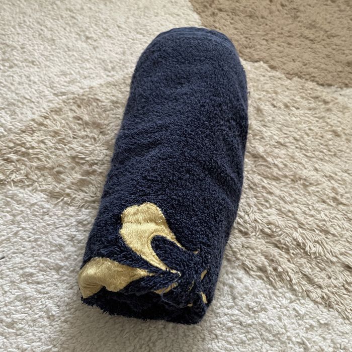 Granatowy ręcznik 100% bawełna 80 x 45 cm