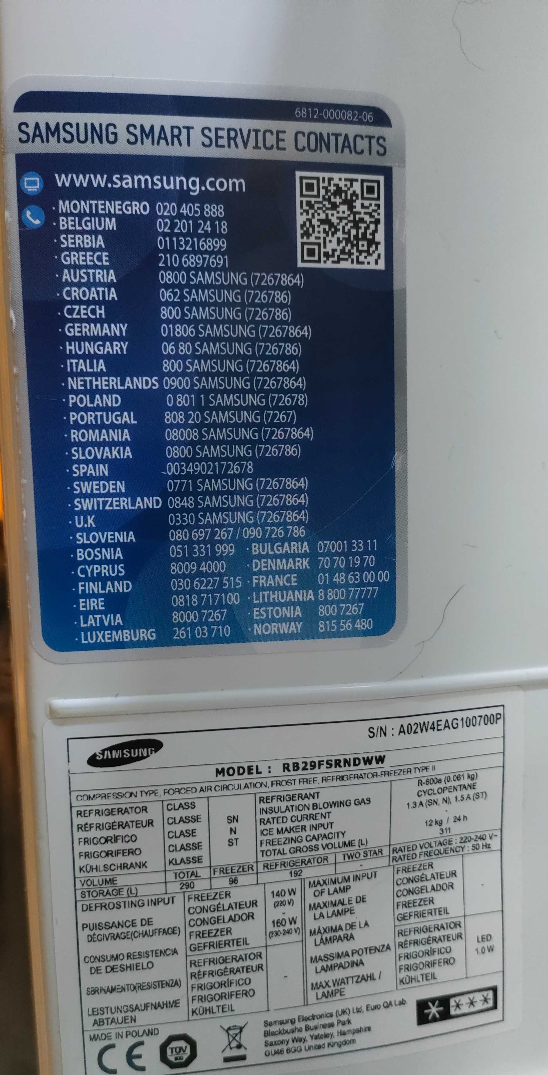 Frigorífico Samsung