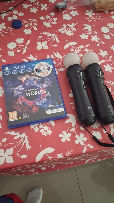 Comandos do playstation vr e jogo vr words