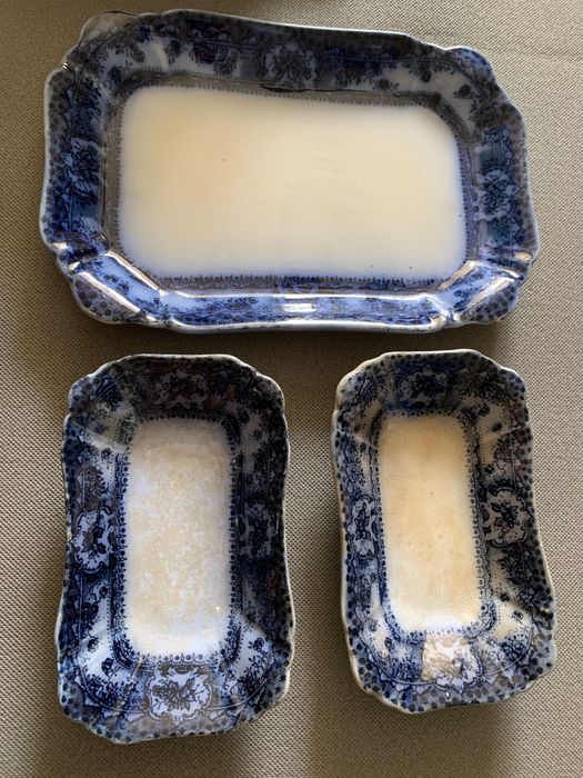 Serviço de jantar Sacavem Beira azul