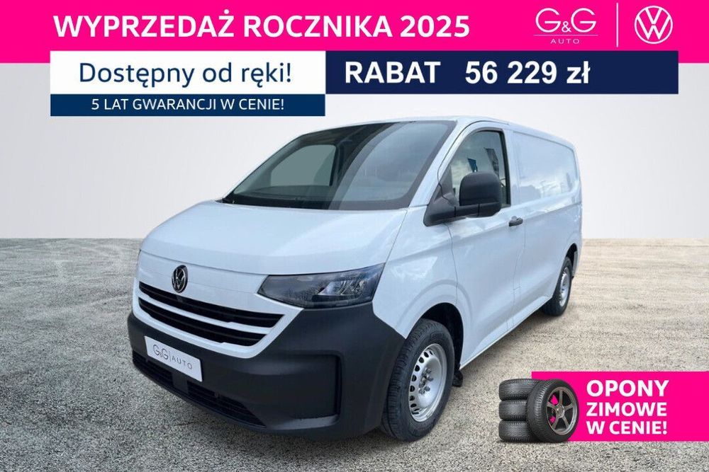 Volkswagen Transporter NOWY TRANSPORTER 3.100 Furgon 2.0 TDI 110 kW 6-G  2,0 l TDI 150 KM / skrzynia biegów: 6-biegowa manualna