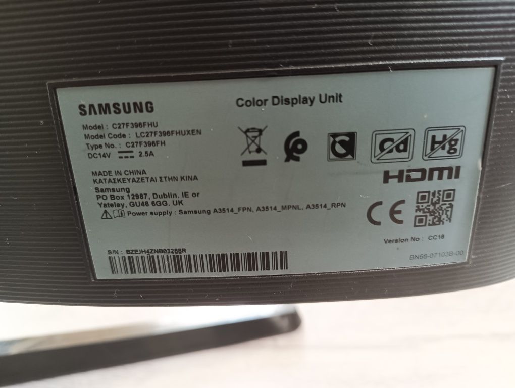 Monitor 27" Samsung