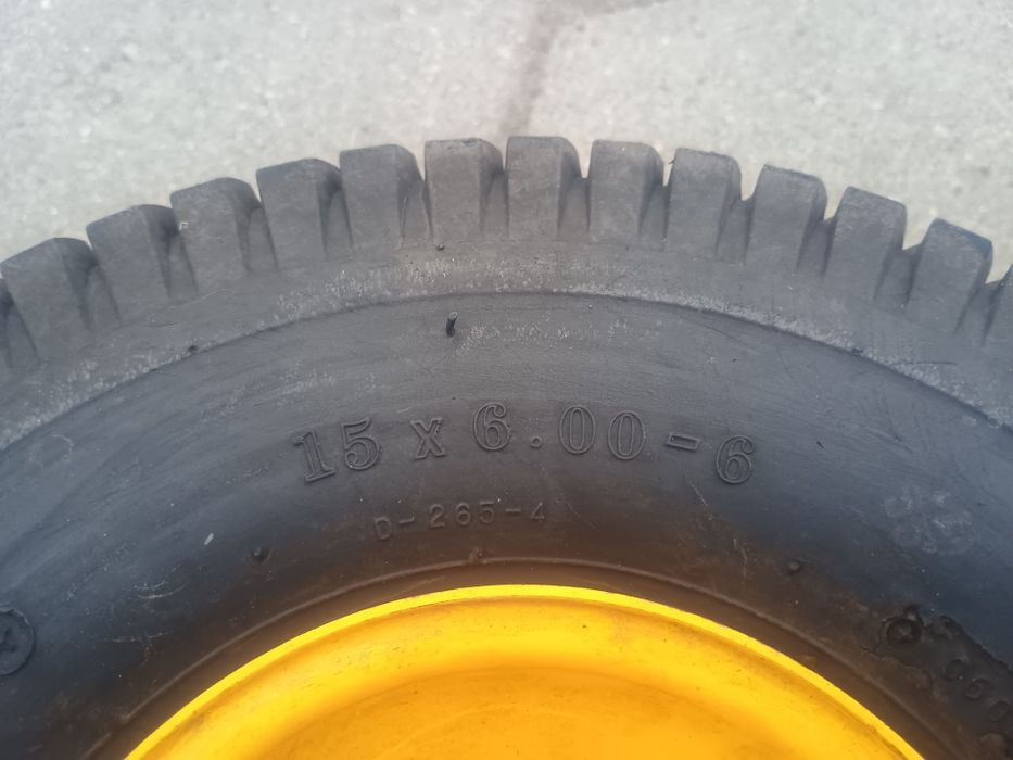 Kosiarka traktorek koła 15x6.00-6 yard Man gutbrod mtd cub cadet felga