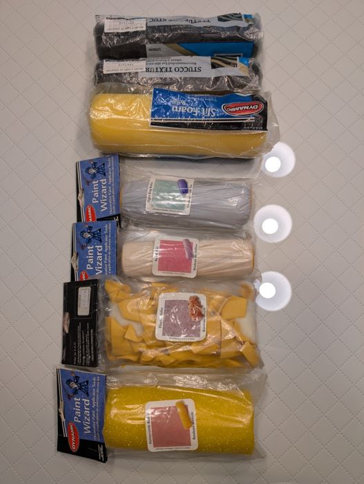 Wałki do malowania struktury dekoracyjne beton