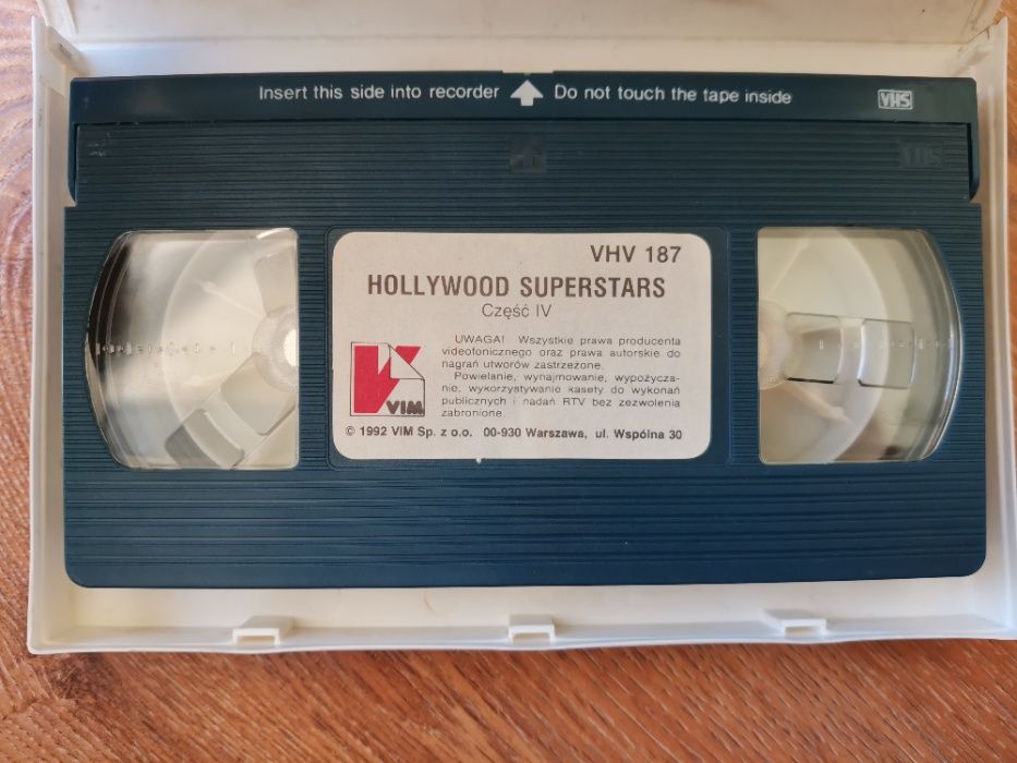 Hollywood Superstars 4 - oryginalna kaseta VHS