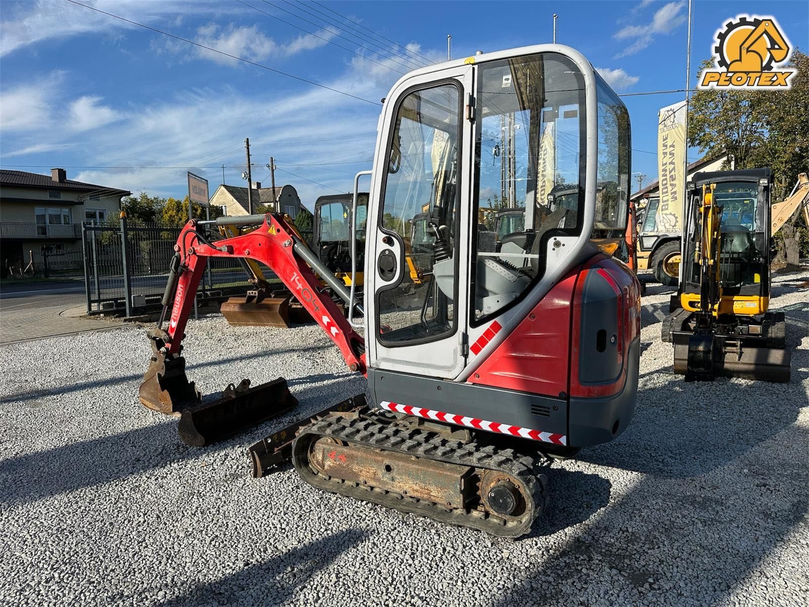 Mini koparka Neuson 1404 z 2008r 3 łyżki  ŁADNA WAGA 1600KG rozsuwana